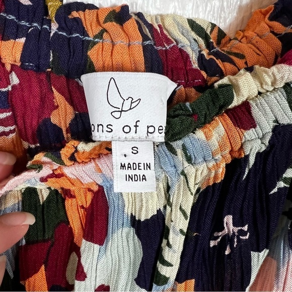 Patrons of Peace Floral Colorful Top Small - Picture 3 of 6